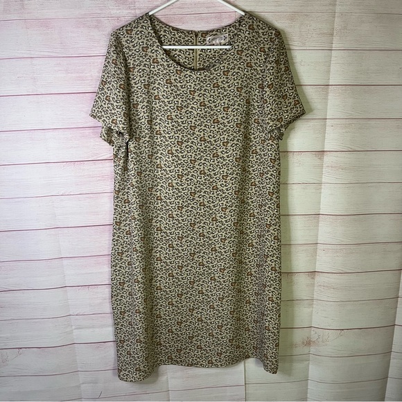 Nanette Lepore Dresses & Skirts - Nanette Lepore Tan Animal Print Dress Size 12